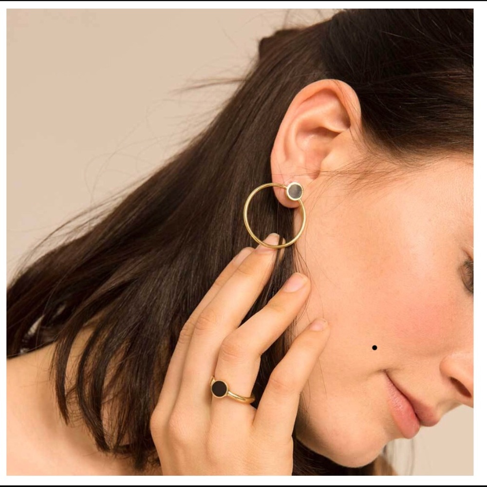 Soko Mari Dot Hoop earrings